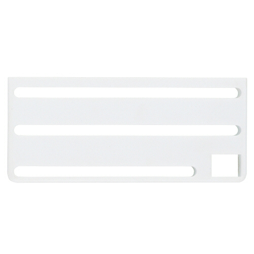 HACCP庖丁差用ｶﾗｰﾌﾟﾚｰﾄ B(横)ﾀｲﾌﾟ ﾎﾜｲﾄ 1枚画像