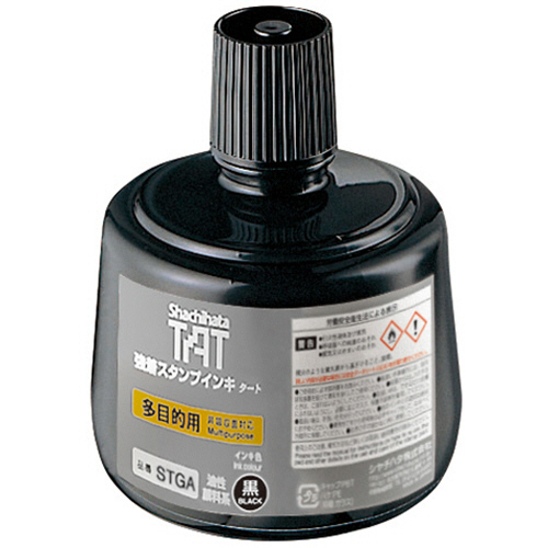 強着ｽﾀﾝﾌﾟｲﾝｷ ﾀｰﾄ(多目的用) 大瓶 330ml 黒 1個画像