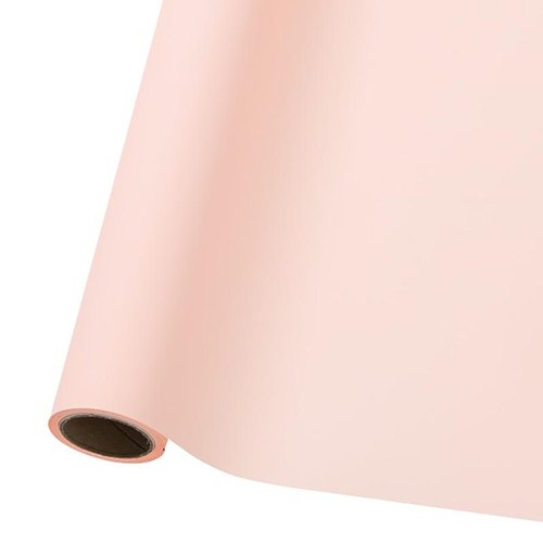 包装紙 WRP-RO5 ラッピングカラーPPロール-5/シェルピンク(1巻) ヘッズ画像
