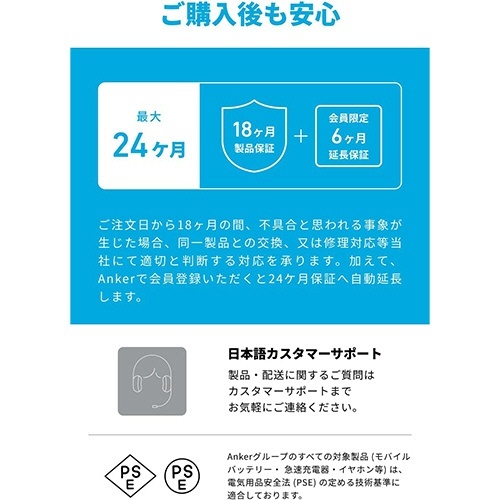 ANKER　高耐久ナイロン　USB-C&USB-C　ケーブル　3.0m　シルバー　1本 ナイロン製の質感が強調された長いUSB-Cケーブルの様子