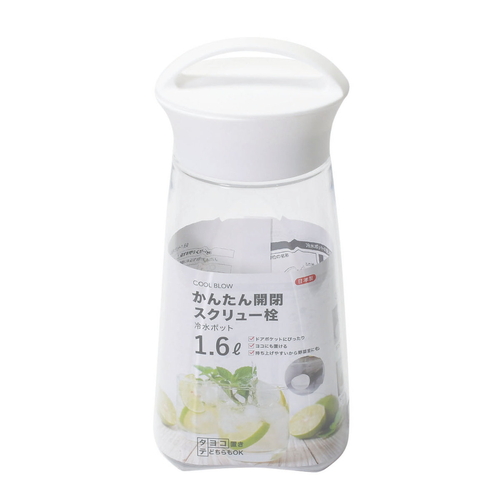 ピッチャー クールブロー スクリュー冷水ポット1.6L画像