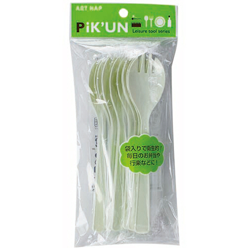 使い切り食器 袋入先割れｽﾌﾟｰﾝ 約160mm 1ﾊﾟｯｸ(10本)画像