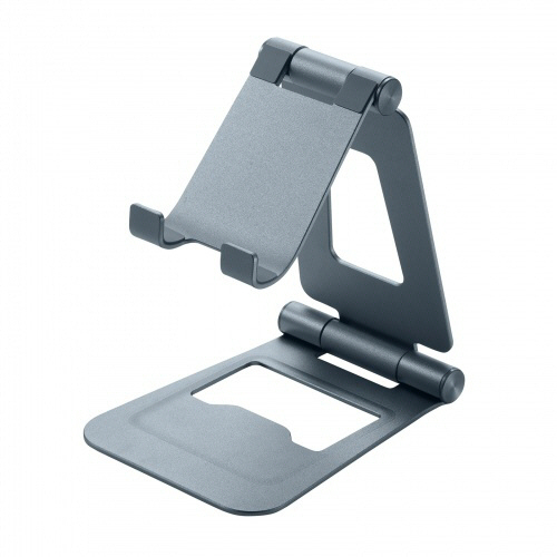 折りたたみ式ﾀﾌﾞﾚｯﾄｽﾀﾝﾄﾞ(2関節) ｸﾞﾚｰ 1個