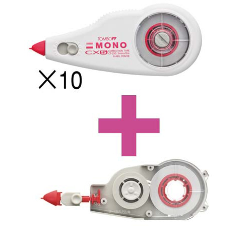 モノＣＸ　幅６ｍｍ　本体１０個＋詰替１個