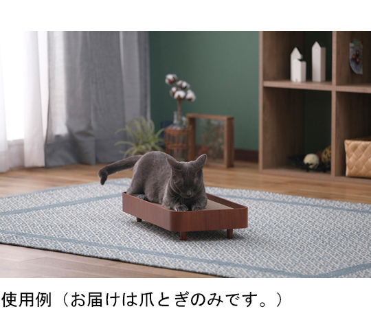 プライウッド猫の爪とぎ3個セット 自然な木目の表面を持つ3つの爪とぎセットが横に並んでいる様子