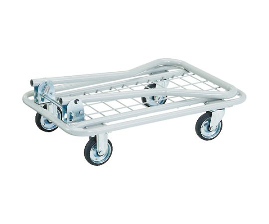 軽量メッシュ台車 アミー 720×440 軽やかに移動可能なメッシュの台車が斜めから見える状態