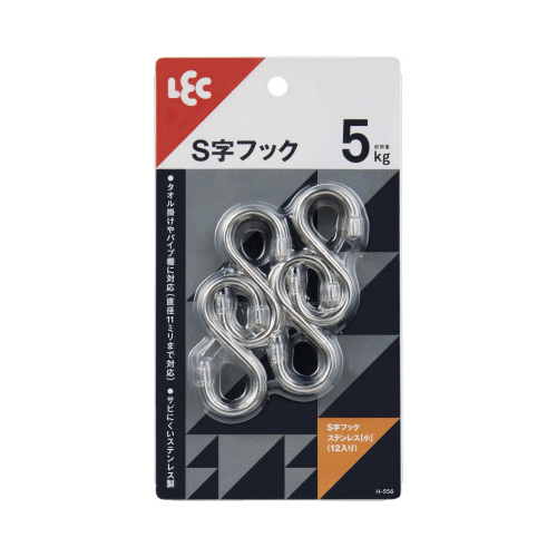 Ｓ字フックステンレス（小）１２個入り画像