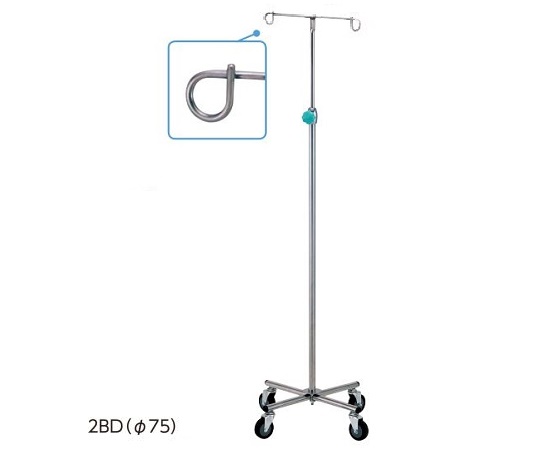 イルリガードル台（ダンパー付き）　4本脚・2本架
