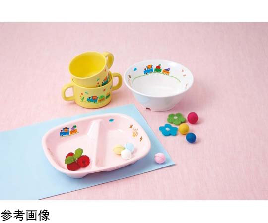 15.5cm 深皿 ぽっぽらんど アイボリー 120個入 正面から見るアイボリーの深皿が整然と並ぶ様子