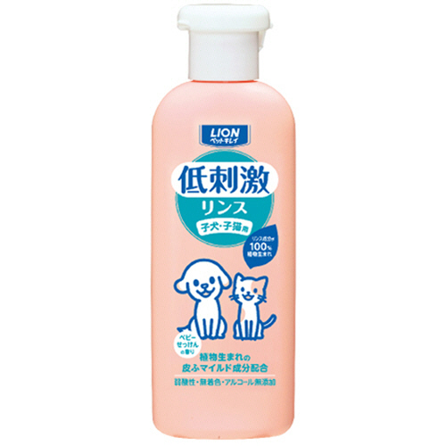 ﾍﾟｯﾄｷﾚｲ 低刺激ﾘﾝｽ 子犬･子猫用 220ml 1本画像