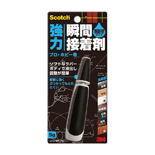 ｽｺｯﾁ 強力瞬間接着剤 耐衝撃 ﾌﾟﾛ･ﾎﾋﾞｰ用 5g 1個画像