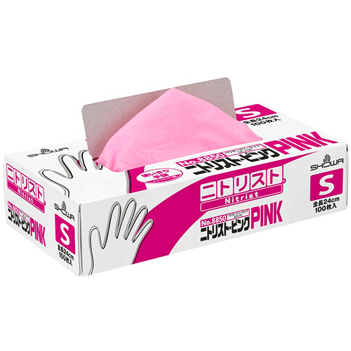 No.8850 ﾆﾄﾘｽﾄ･ﾋﾟﾝｸ ﾊﾟｳﾀﾞｰﾌﾘｰ S 1箱(100枚)画像