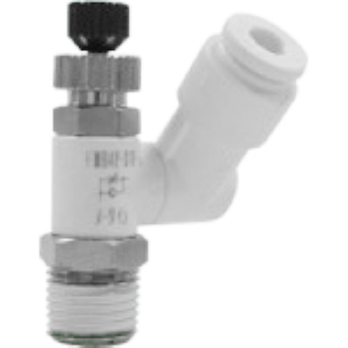 ﾌｧｲﾌﾞﾐﾆｽﾋﾟｰﾄﾞｺﾝﾄﾛｰﾗβ 白ﾒｰﾀｰｲﾝ6mm R1/8 1個画像