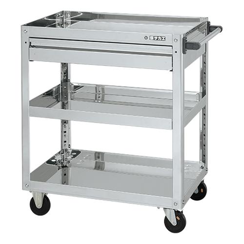 ステンレススーパーワゴン（プレート式）ＳＵＳ４３０　ＳＡＰ４－６０８３ＡＤＣ画像