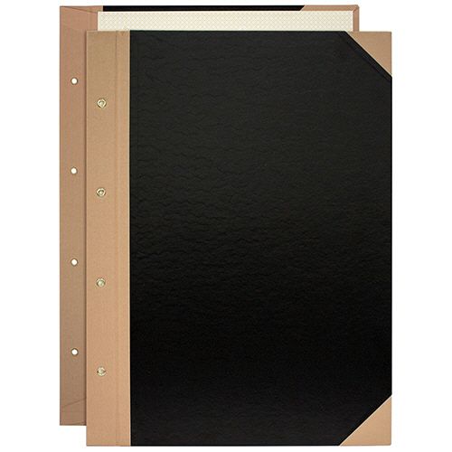 とじ込表紙 B4ﾀﾃ 4穴 1ｾｯﾄ(5組10枚:1組2枚×5ﾊﾟｯｸ)