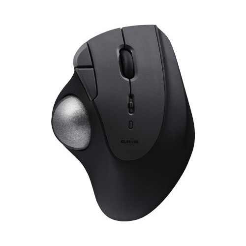 トラックボールマウス　ＢＴ　５ボタン　ブラック