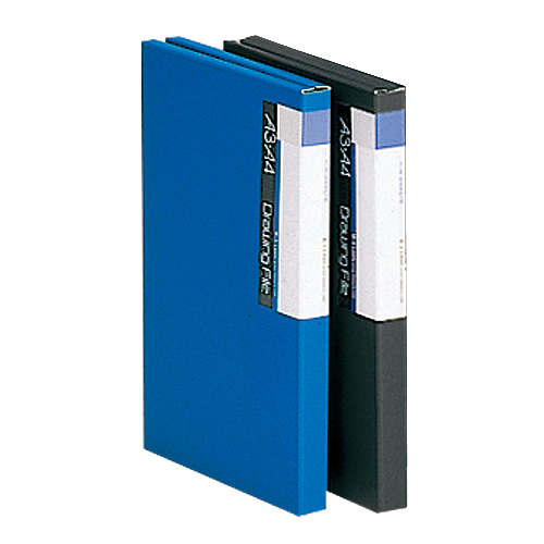 図面ﾌｧｲﾙ A2･A3 背幅26mm 青 1冊画像