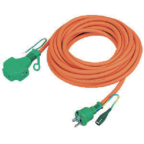 ﾄﾘﾌﾟﾙﾎﾟｯｷﾝ延長ｺｰﾄﾞ ｱｰｽ付 10m ｵﾚﾝｼﾞ 1本画像