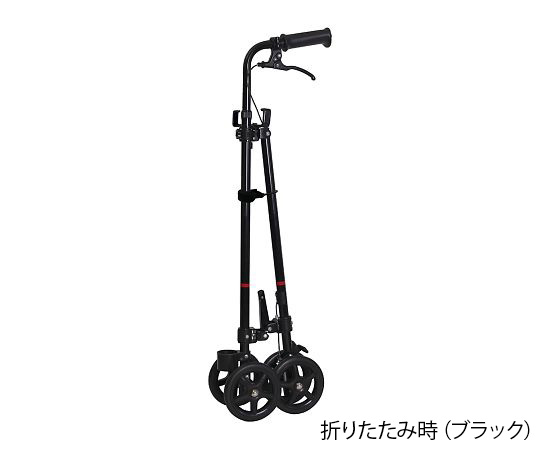 ハンドレールステッキII ブーケ 柔らかな花柄デザインが施されたテッキの側面