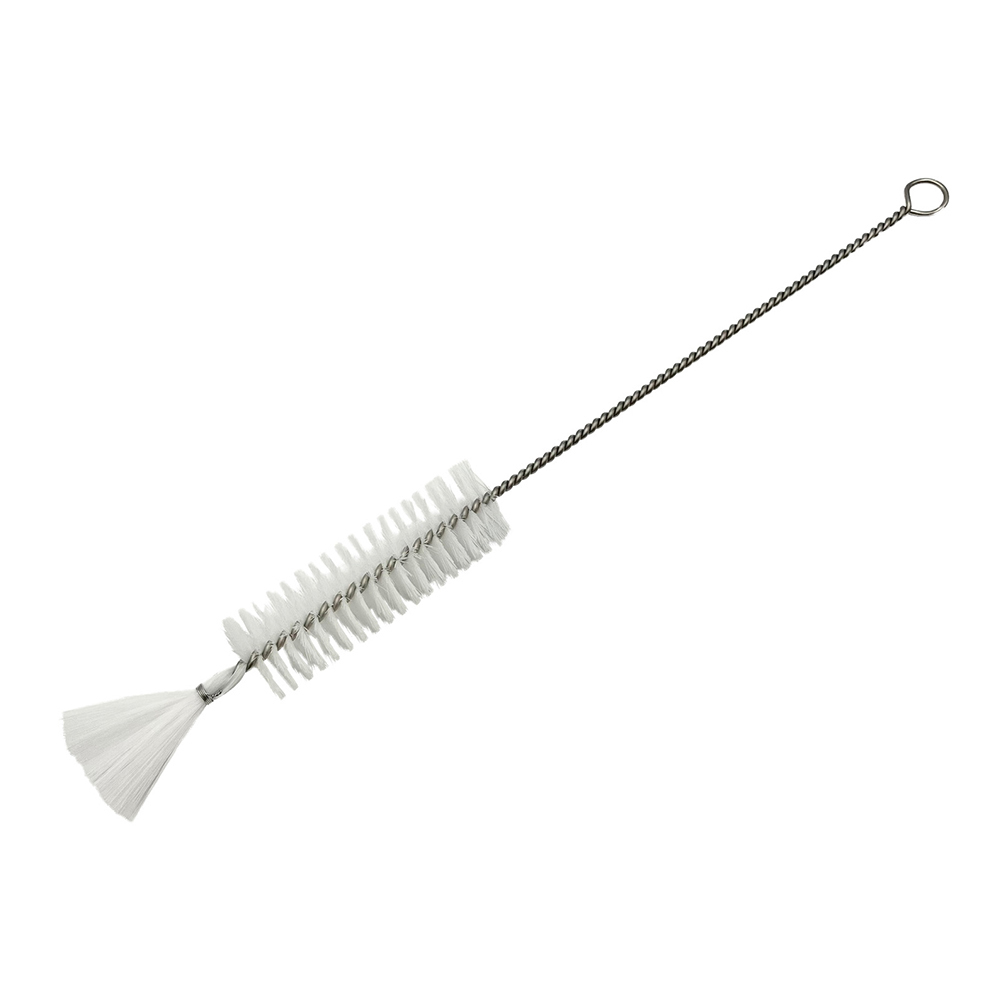 注射器洗浄ブラシ（PBT毛）　白　315×85×φ27mm画像