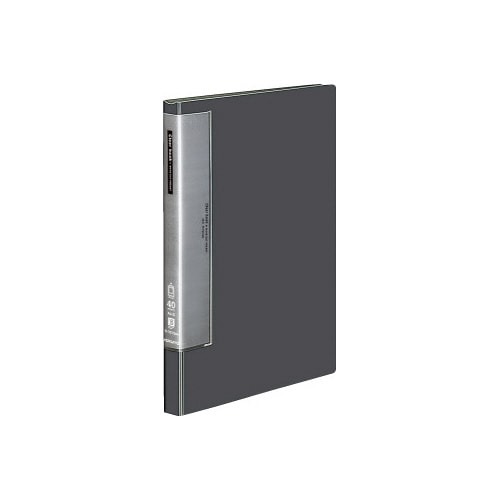 クリヤーブックＷＣ　固定式Ａ４縦４０Ｐ濃灰画像