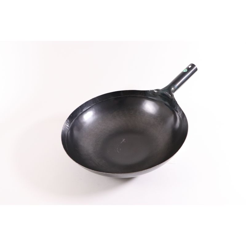 kan　鉄打出片手中華鍋　1.2mm　24cm　山田工業所画像