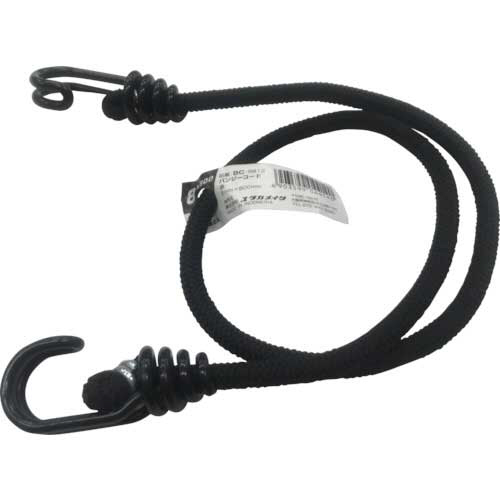 ｺﾞﾑ ﾊﾞﾝｼﾞｰｺｰﾄﾞ 8mm×800mm 黒 1本画像