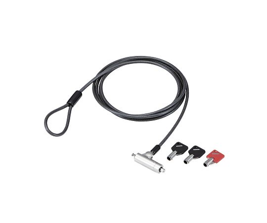 セキュリティワイヤー　マルチスロット対応（3×7mm・2.5×6mm・3.2×4.5mm）　シリンダー錠　アジャストツール付き画像