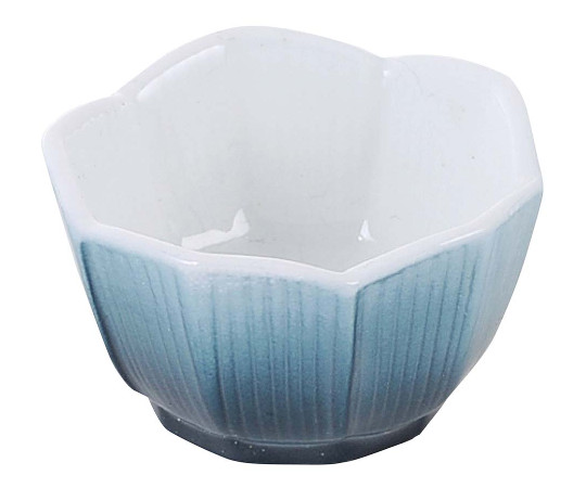 和食器コレクション　藍彩　桔梗型珍味鉢画像