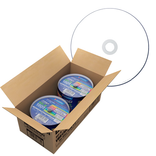 録画用BD-R130分 6倍速ﾎﾜｲﾄﾜｲﾄﾞﾌﾟﾘﾝﾀﾌﾞﾙ ｽﾋﾟﾝﾄﾞﾙ 1箱(100枚:50枚×2ﾊﾟｯｸ)