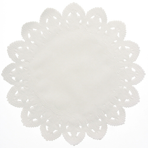 SWAN ﾚｰｽﾍﾟｰﾊﾟｰ 丸型 12号 1ｾｯﾄ(500枚:100枚×5ﾊﾟｯｸ)画像