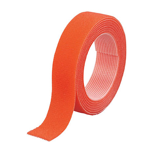 ﾏｼﾞｯｸﾊﾞﾝﾄﾞ結束ﾃｰﾌﾟ 両面 ｵﾚﾝｼﾞ 20mm×1.5m 1巻画像