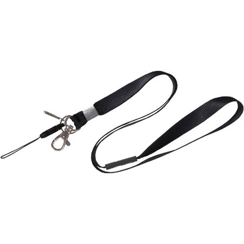 多機能パーツ付吊下げひも　黒画像