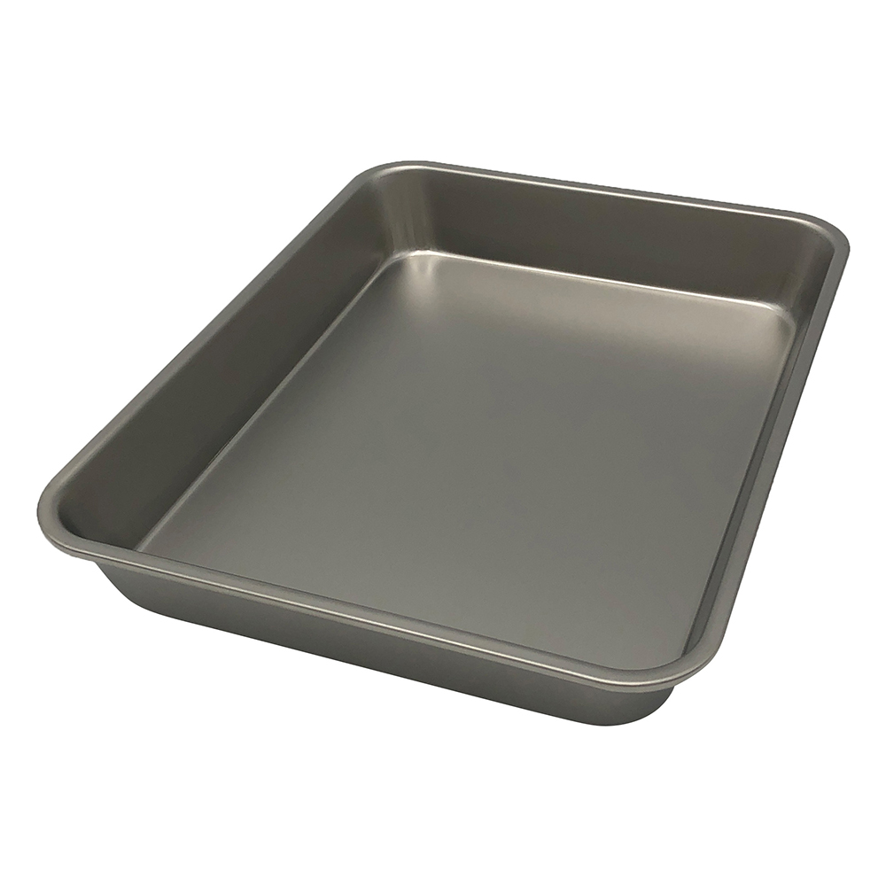 ステンレス角バット浅型　ツヤ消し仕様　18枚取画像