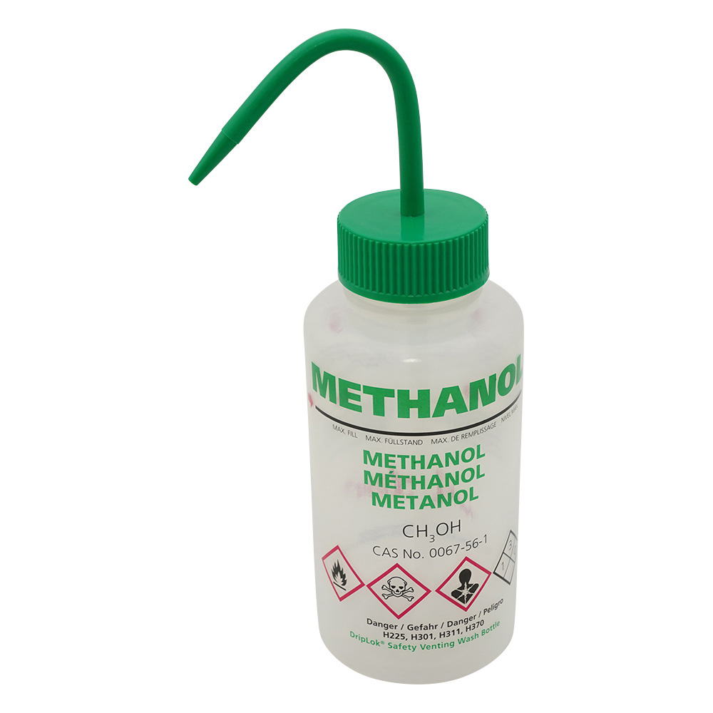 薬品標識広口洗浄瓶 （Azlon） 500mL メタノール画像