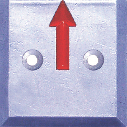 境界用標示板(2穴･貼付用)SH-15 1袋(10枚)画像