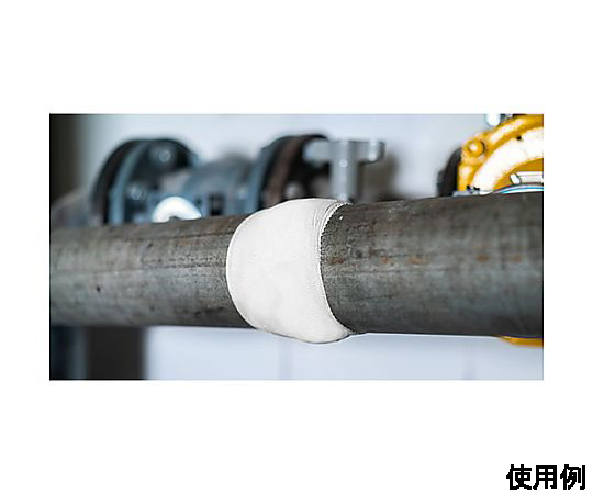 100mmx3.5m 配管補修キット(30分硬化) テープの色や材質が見える状態、パッケージ全体が正面から撮影されている。