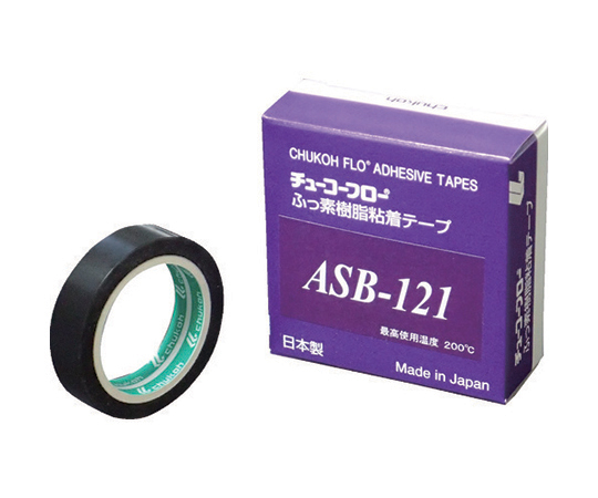 帯電防止フッ素樹脂フィルム粘着テープ ASB-121 0.08t×13w×10m画像