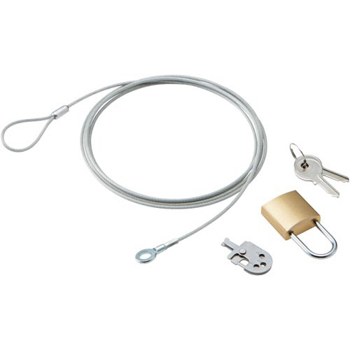 セキュリティワイヤー　南京錠　通常キー