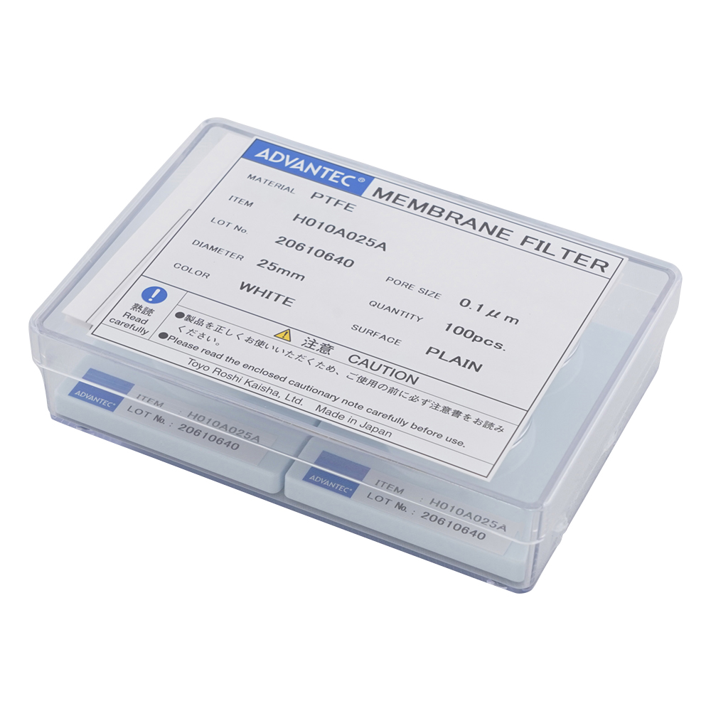 メンブレンフィルター（親水性PTFEタイプ）　孔径0.1μm　100枚入画像