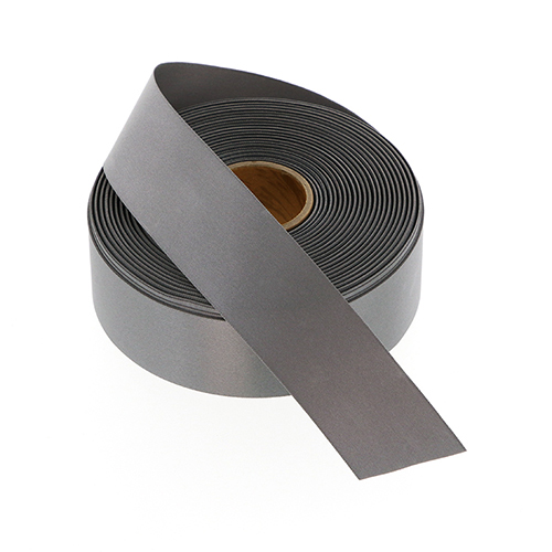 星野 リボン ラスターサテン 40mm幅×45m巻 322102 シルバー 1巻画像