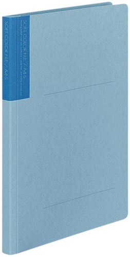 ソフトカラーファイル　Ａ４縦　青　１０冊画像