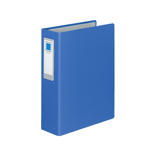 チューブＦロングボディ青Ａ４縦背幅８９ｍｍ４穴