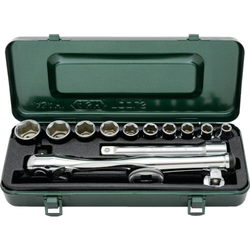 レボウェイブ6角ソケットレンチ　14点セット　差込角12.7mm　1セット画像