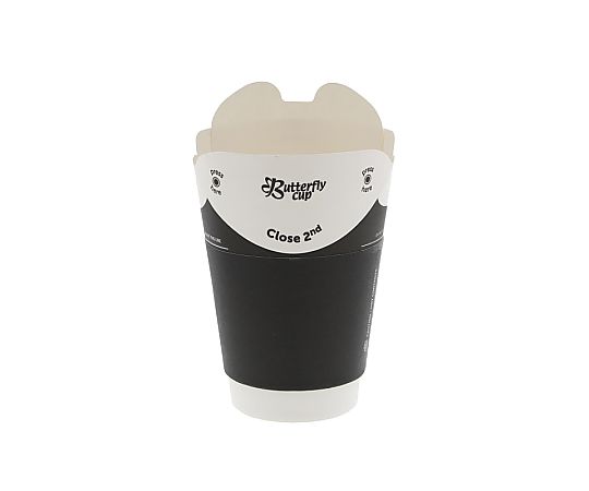 バタフライカップ 8オンスホットダブル ブラック 25個入画像