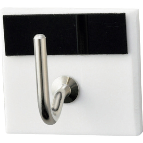 緑十字　キーハンガー　黒　３０×３３ｍｍ　裏面テープ付　アクリル製　キーハンガー１Ｒ（５）画像