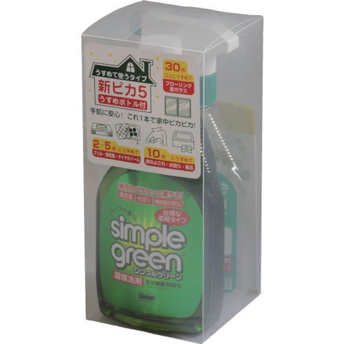 ｼﾝﾌﾟﾙｸﾞﾘｰﾝ新ﾋﾟｶ5 1個画像