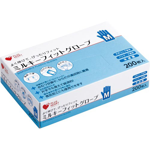 ＰＨ　ミルキーフィットグローブ　Ｍ　２００枚入×２画像