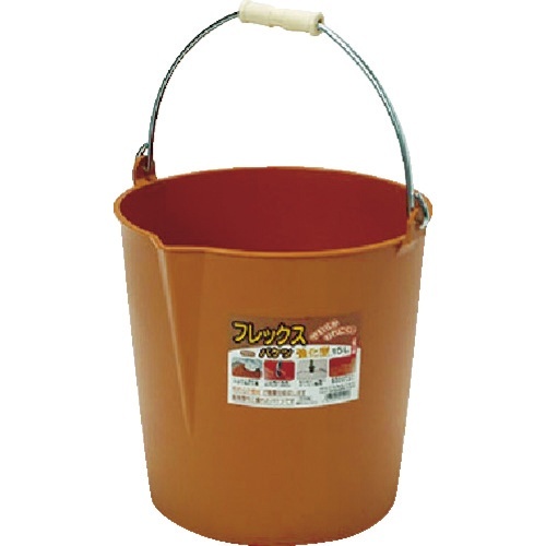 ﾌﾚｯｸｽﾊﾞｹﾂ 15L ﾌﾞﾗｳﾝ 1個画像