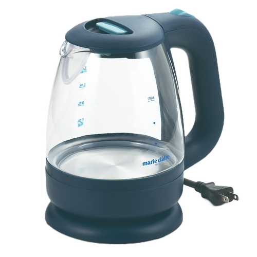 マリ・クレール Aqua Glass 電気ケトル1.2L LEDタイプ